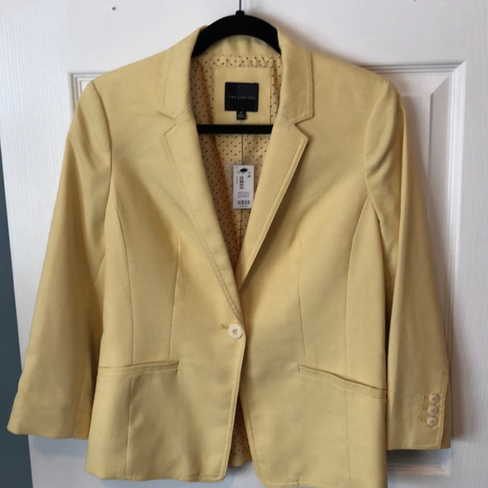 The Limited yellow blazer